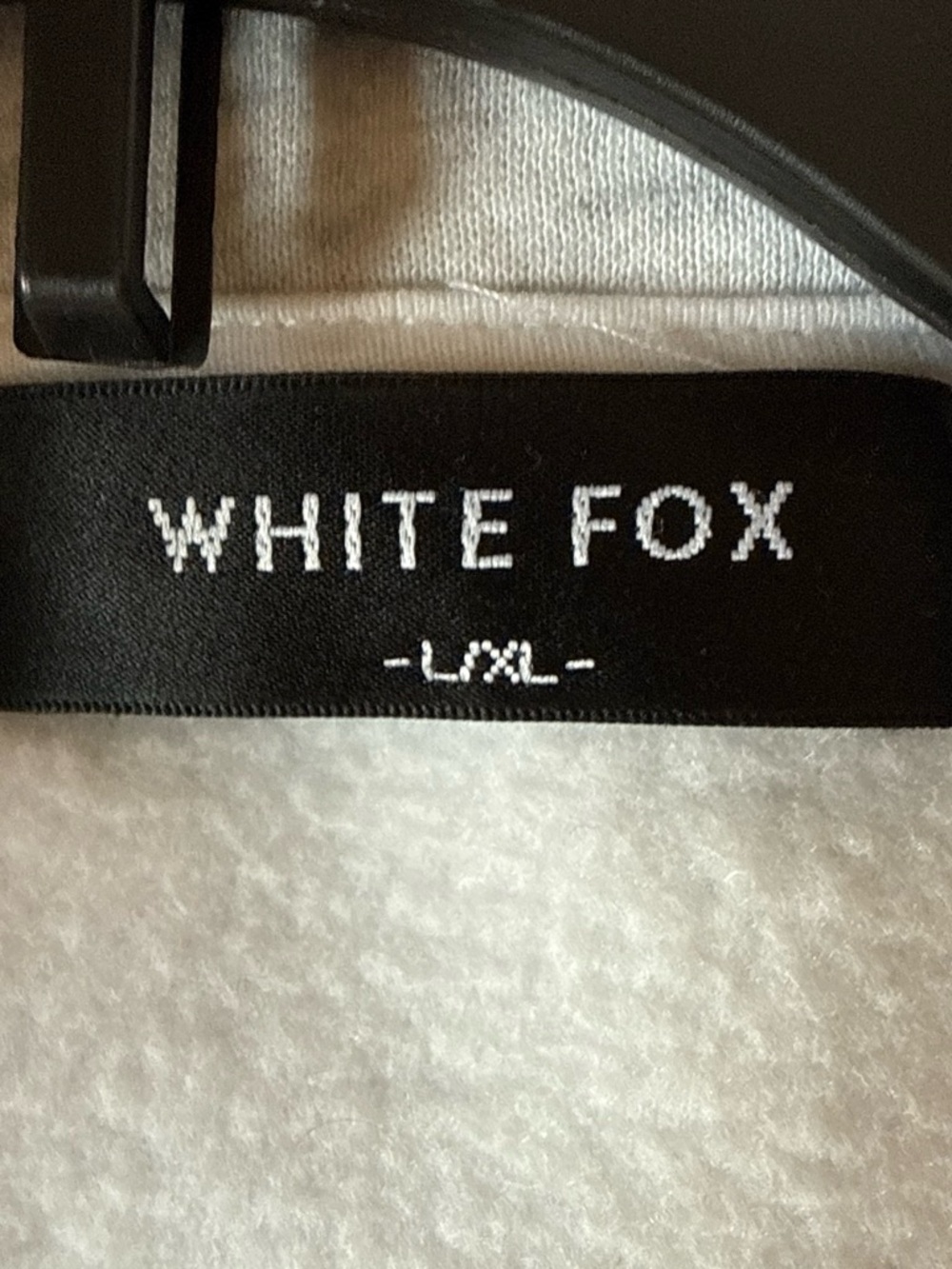 White Fox Boutique Light Gray Half-Zip Pullover Sweatshirt - Picture 4 of 4